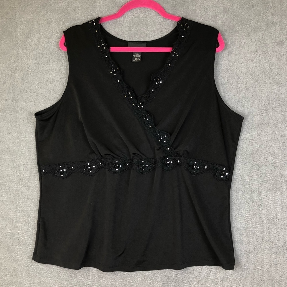 Lane Bryant y2k babydoll sleeveless top size 18/20